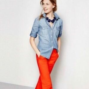 J.Crew Chambray Perfect Fit Shirt